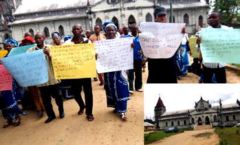 War in the House of God: Members accuse Bishop of polygamy, want him removed