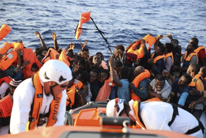 Nearly 500 migrants rescued by charity boats waiting to reach Europe