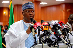 Saraki: NASS invasion show of shame(Read full speech)