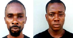 Police nab 2 robbery suspects, recover weapon
