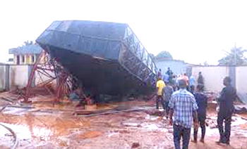 ASABA 2018: Athletes, spectators scamper for safety as overhead tank collapses