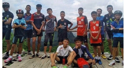 Just in: Thai cave boys return to school