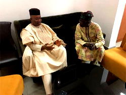 Photos: Akpabio meets Tinubu