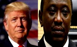 Breaking: Trump receives Uhuru Kenyatta