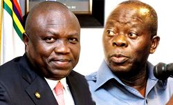 Ambode not embattled, says Oshiomhole as APC govs rally in support