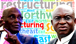 Restructuring : Atiku, David Mark playing to the gallery — APC