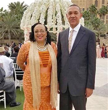 Ben Bruce and wife, Evelyn in celebratory mood!