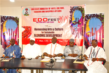 Edo Govt. to grow tourist traffic, showcase colourful culture at 2018 EDOFEST