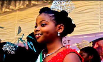 Photos: 9yr-old Mmesoma described as prettier than Nicki Minaj becomes Little Miss Nigeria 