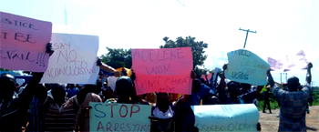 Breaking: Protesters storm INEC office over Osun election