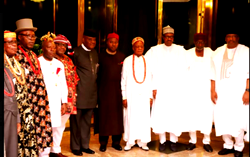 Photos: Leaders from Aba, Abia State meet President Buhari