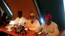 Breaking: Abdulsalami, Kukah, Nicholas Okoh, others storm INEC