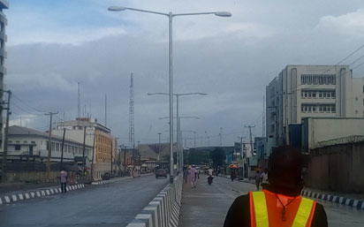 AG Dangote completes Apapa-Wharf concrete road, begins street lights installation