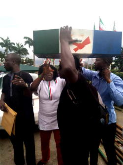Man trekking against Buhari’s second term arrives Abuja 34 days after