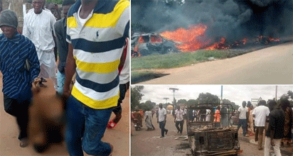 15 dead, 17 vehicles burnt as  gas explosion rocks Nasarawa