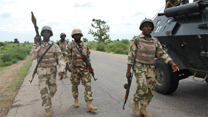 Soldiers take over roads in Osogbo, as Banks, businesses shut down over curfew