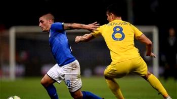 Football: Italy v Ukraine international friendly