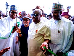 Photos: President Buhari, Wike commissioning of Portharcourt International Airport Terminal Building