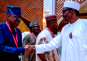 President Buhari, APC Senators meet