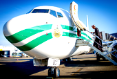 Just IN: Buhari on his way home from Poland