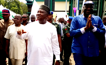 Ugwuanyi donates N6m, relief materials to victims of Abakpa Nike fire outbreak