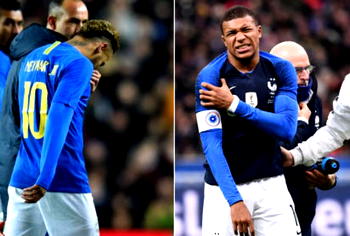 Neymar, Mbappe injured ahead of PSG-Liverpool clash