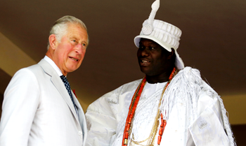 Photos: Prince Charles, Omo N’Oba Ewuare II,  Ooni of Ife, Emir of Kano, Sultan  meet
