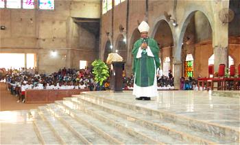 Be innocent children of God in corrupt society, Bishop Onah tells students