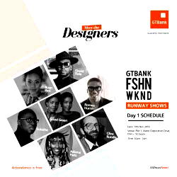 Day 1: The GTBank Fashion Weekend, Meet the Runway Designers.