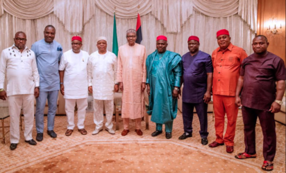 Photos: South-East traders visit Buhari