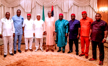 Photos:  South-East  traders visit Buhari