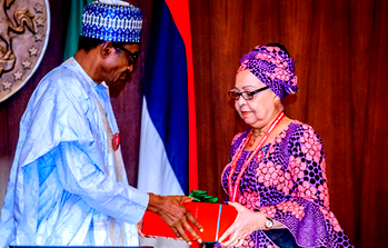 Photos: Buhari gets reviewed National Minimum Wage report