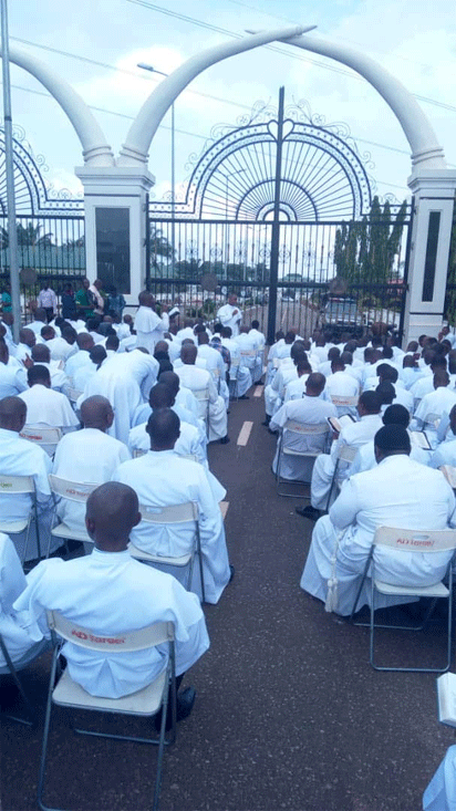 Anglican Priests Barricade Govt House over Alleged Seizure of Property