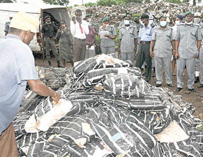 Seme Customs seizes contraband worth N2.8bn