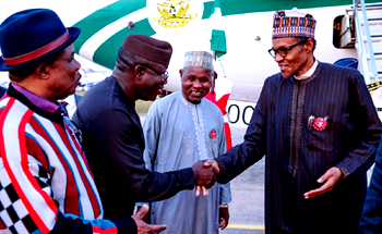 Buhari meets Chairman of Governors’ Forum, Fayemi, others