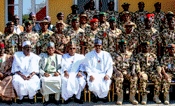 Photos: Buhari in Maiduguri