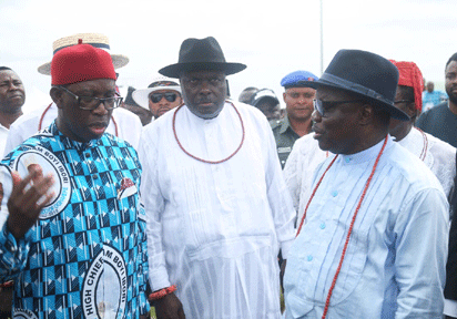 DELTA 2023: Okowa, Ibori, Uduaghan bull session on next gov