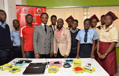 Vodacom trains students on robotics