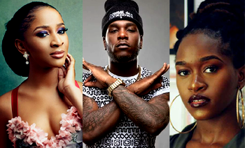 Burna Boy, Adesua Etomi, Maraji, others make 2018 The Future Awards nominee list