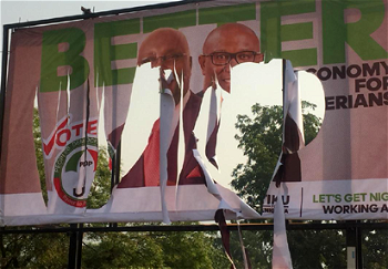 Stop destruction of Atiku/Obi billboards, campaign materials, Kogi PDP warns APC