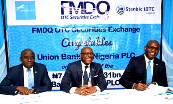 FMDQ lists N13.50bn Union Bank bonds