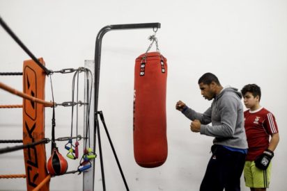 Near-blind ex-boxer puts troubled kids on right path