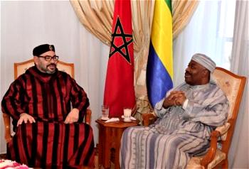 Morocco king meets Gabon president in hospital