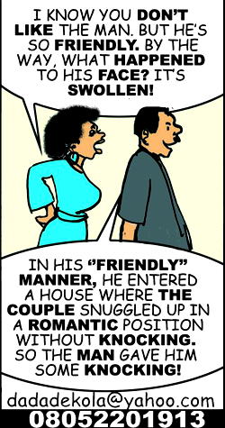 A knock for not knocking