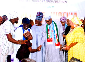 Photos : Nollywood meets Buhari at Together Nigeria event