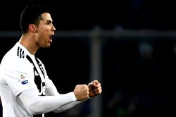 Ronaldo rescues point for 10-man Juventus at Atalanta