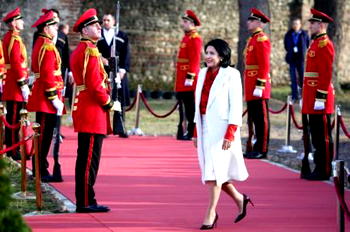 Georgia’s first female president sworn in