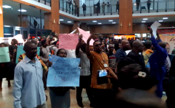 Breaking: National Assembly workers begin strike