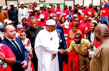 Photos: Buhari at African Youth Congress against corruption summit