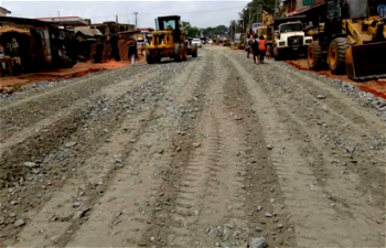 Jubilation in Enugu community as church rehabilitates deplorable roads